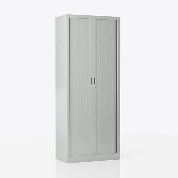 Roldeurkast 198cm hoog Joy@Work 80cm Grijs