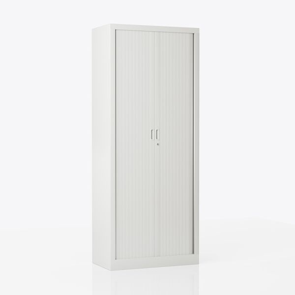Roldeurkast 198cm hoog Joy@Work 80cm Wit